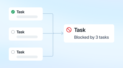 Manage dependencies with multiple blockers in tasks