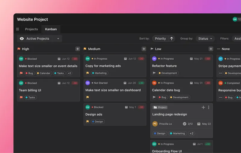 Kanban Board From Motion