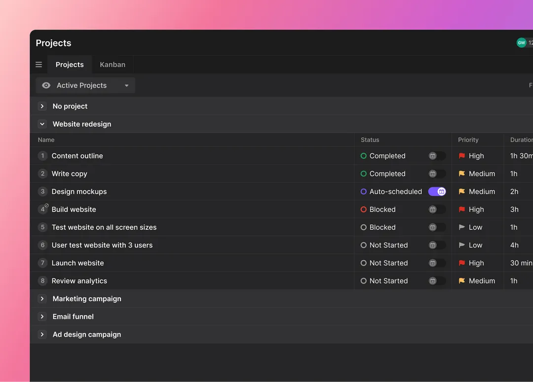 Automatically delegate and assign tasks